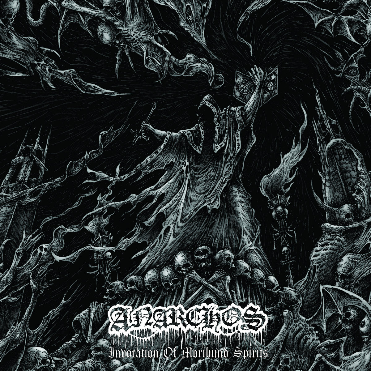 ANARCHOS - Invocation Of Moribund Spirits LP / Vinyl ( Death Metal ) TeufelsZeug Records