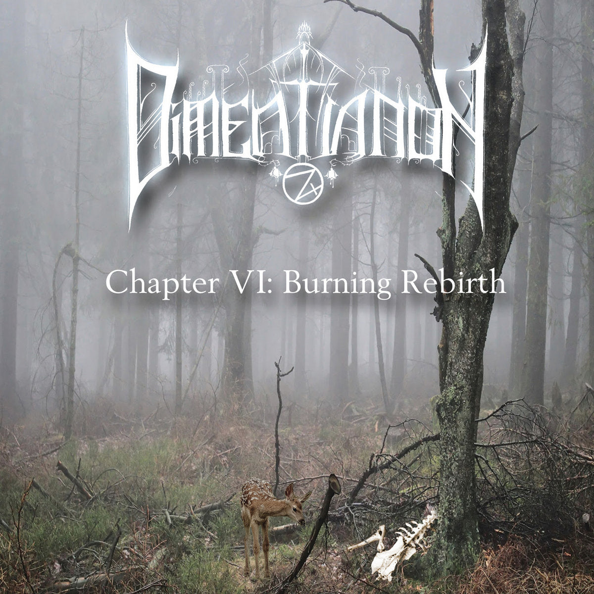 Dimentianon - Chapter VI: Burning Rebirth CD (Black/Death/Doom Metal from USA) TeufelsZeug Records