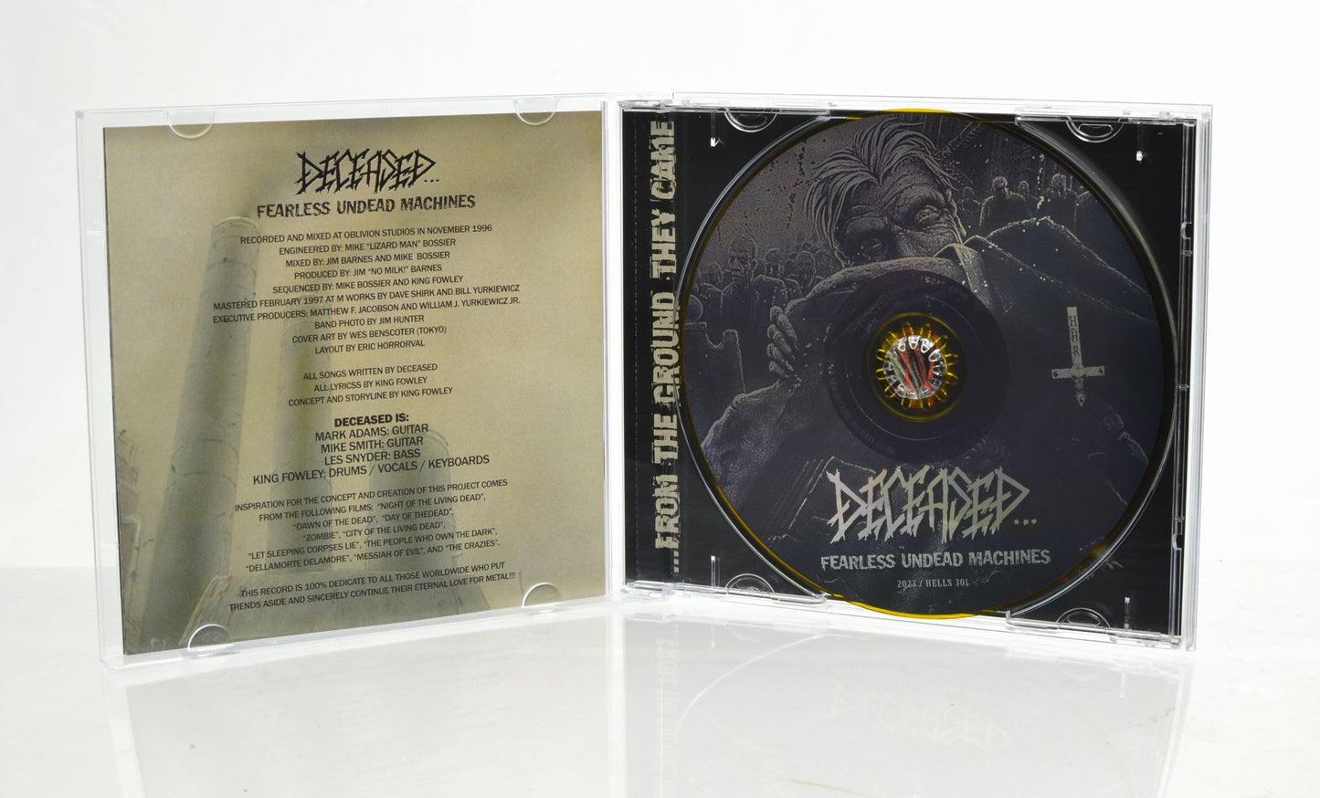 DECEASED - Supernatural Addiction (CD - Yellow Disc w/ Bonus Tracks) Death (early), Thrash/Heavy Metal aus USA