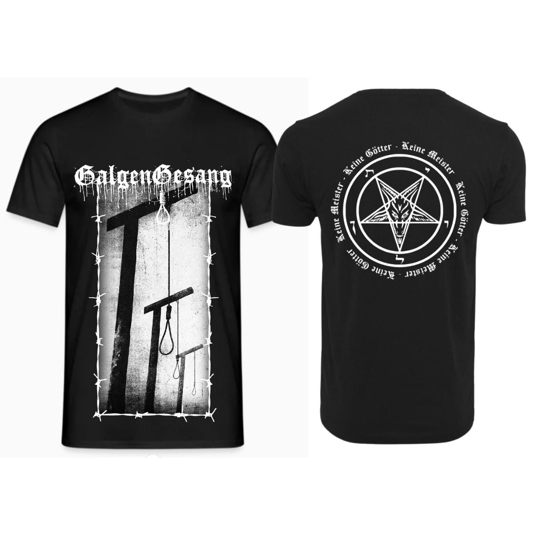 Galgengesang - T- Shirt  Front & Backdruck TeufelsZeug Records