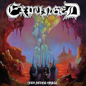 EXPUNGED - Into Never Shall ( 12" LP Oranga/Blue Crush ) Death Metal aus Kanada
