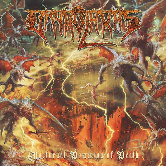 Vrykolakas – Nocturnal Dominion Of Death  CD Schwarz angehauchter Old School Death Metal TeufelsZeug Records