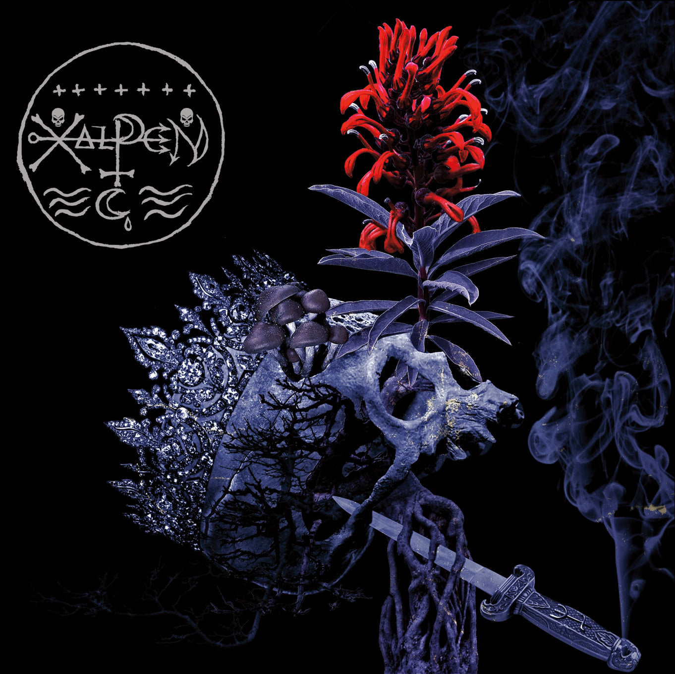 XALPEN – Black Rites – REGULAR 12″ MLP (Black)  (Black Metal aus Chile) TeufelsZeug Records