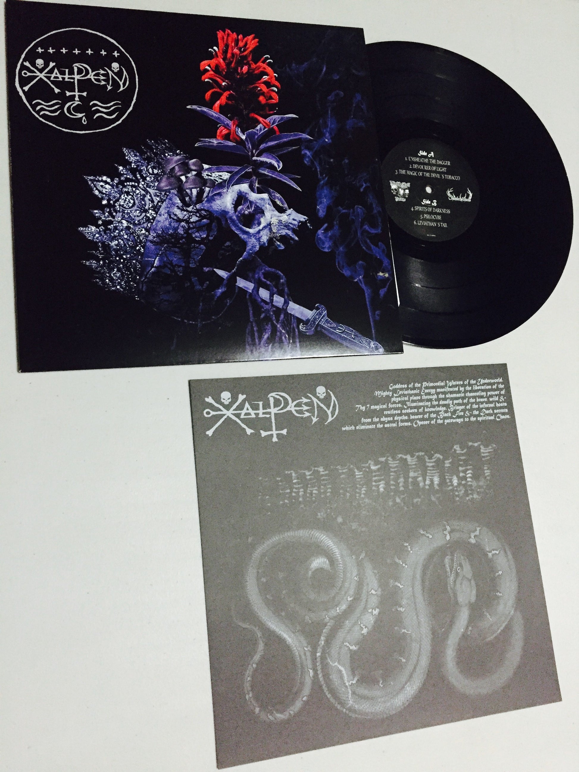 XALPEN – Black Rites – REGULAR 12″ MLP (Black)  (Black Metal aus Chile) TeufelsZeug Records