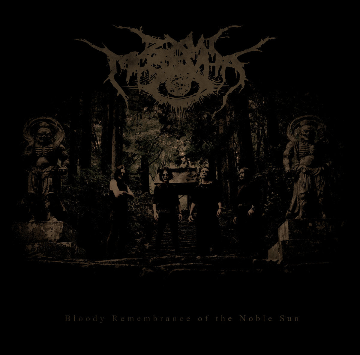 ZXUI MOSKVHA  - Bloody Remembrance of the Noble Sun CD  ( Black Metal aus Japan ) TeufelsZeug Records