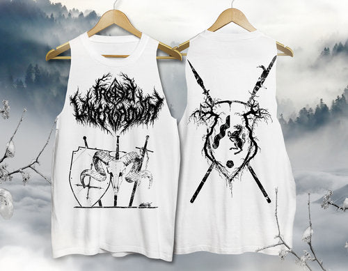 Frosted Undergrowth Tank Top White (Front &amp; Back Print) Sizes: S to XL